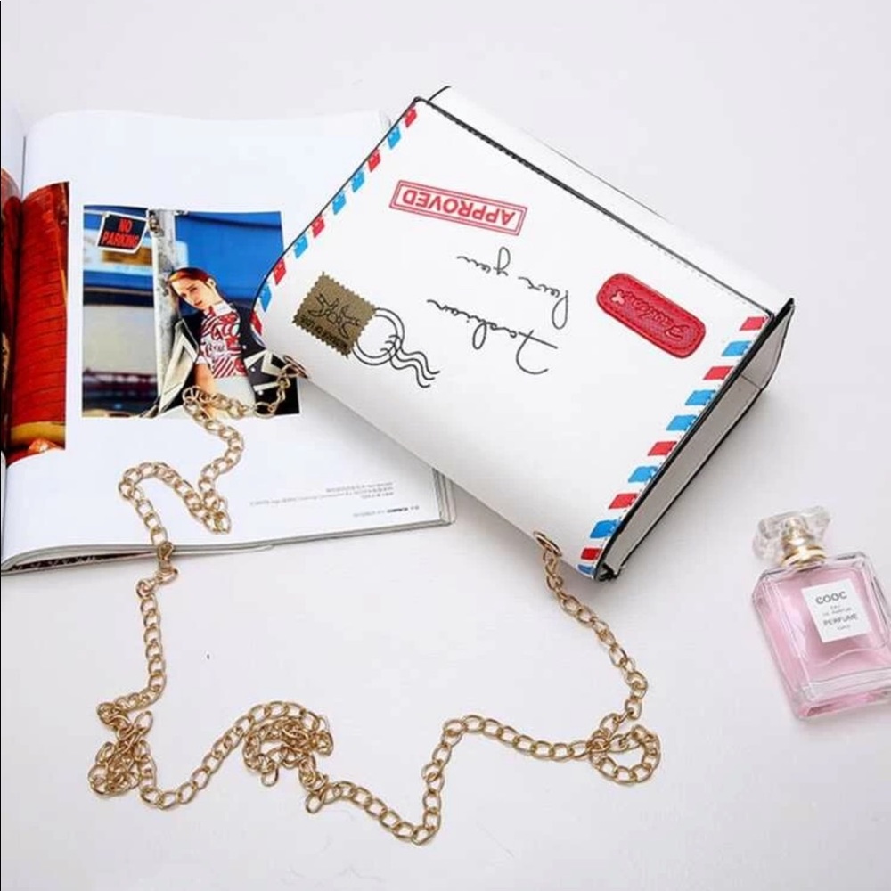 ModCloth Novelty Letters Envelope Crossbody Bag